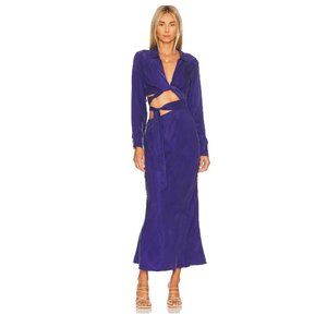 Revolve Sovere Encore Wrap And Tie Midi Dress